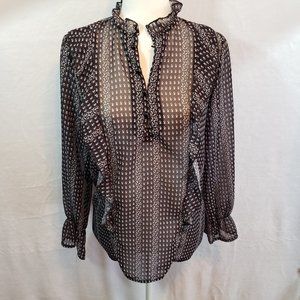 Super sheer blouse medium